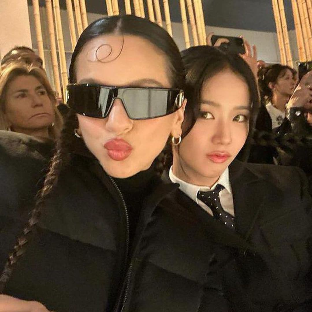 Rosalia and Jisoo share sweet moment at Dior’s Fall 2024 fashion show in Paris
