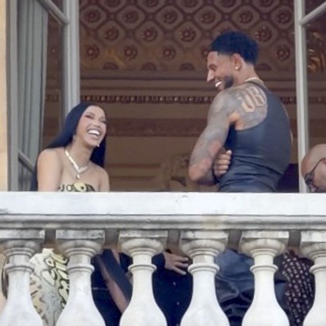 Cardi B and Maduka Okoye spark romance speculation after the pair were captured in playful conversation