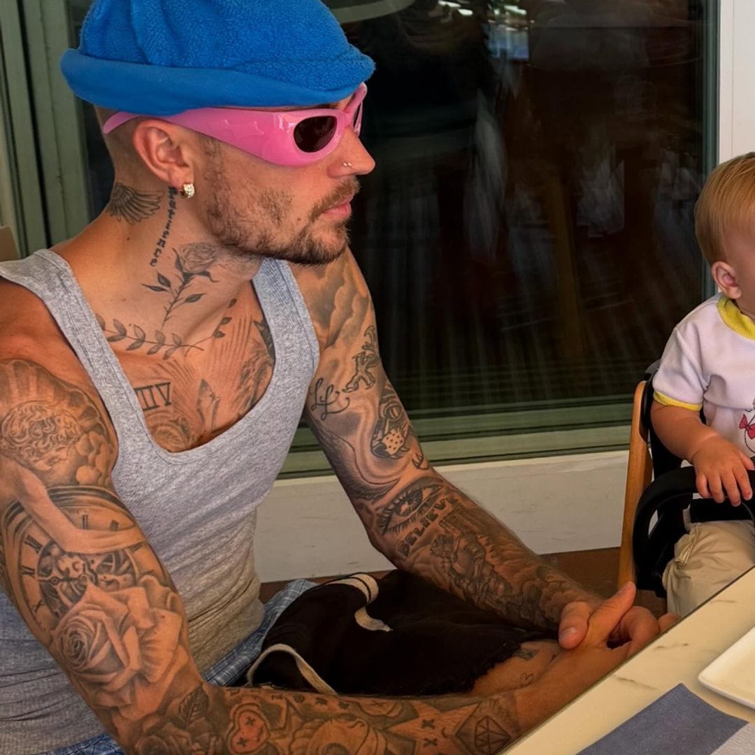 Justin Bieber shared some adorable photos alongside his son, Jack