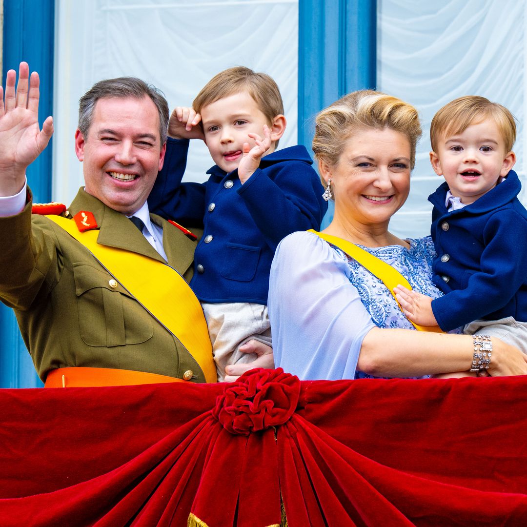 Prince Charles adorably steals the show as dad ascends the throne