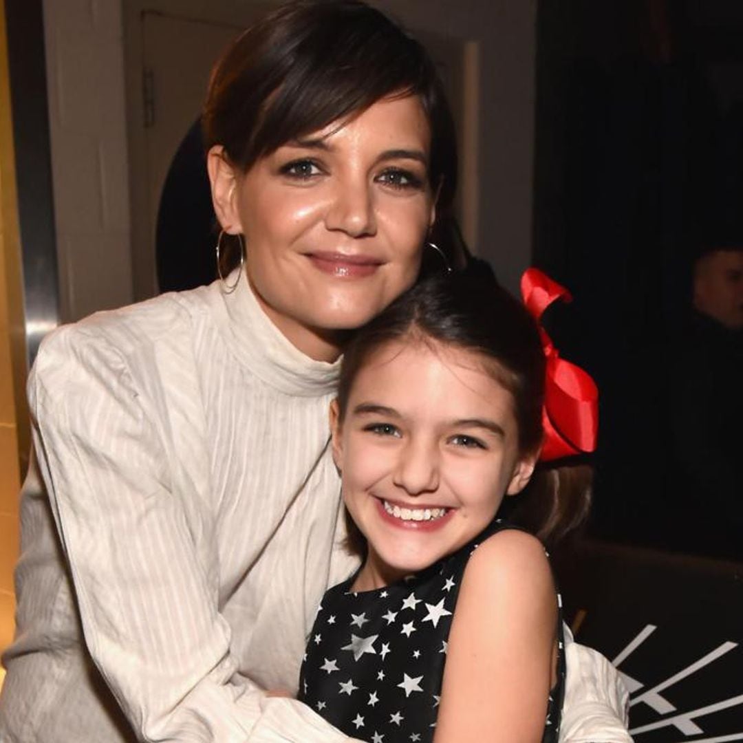 Katie Holmes shares emotional moments in quarantine