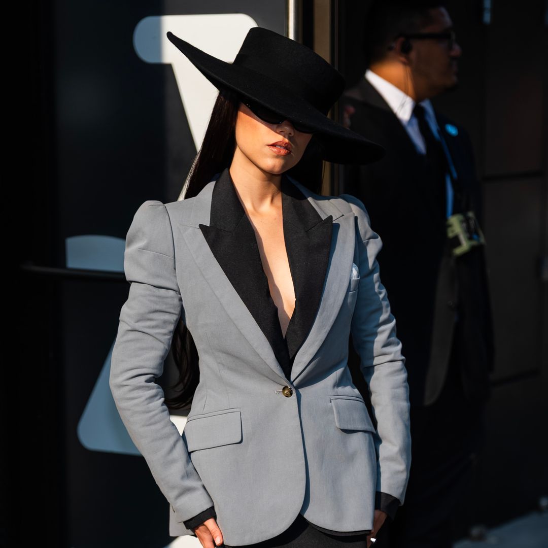 Jenna Ortega turns heads in a neo-goth look with a corporate twist