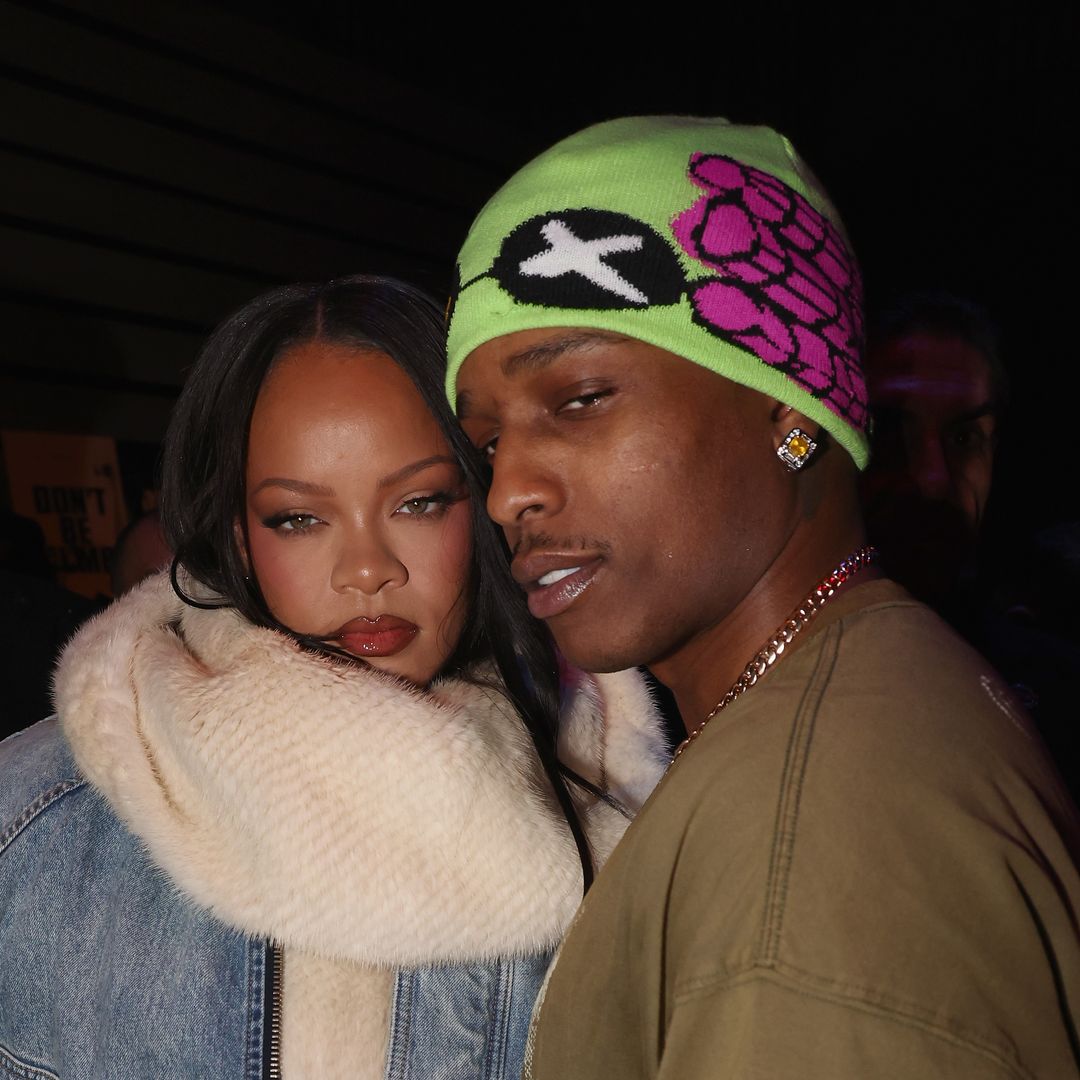 Rihanna rocks sporty jersey-and-skirt look while supporting A$AP Rocky at Governors Ball