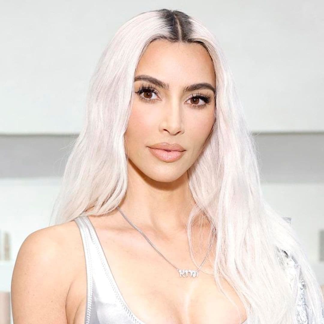 Kim Kardashian poses beachside in see-through white bikini in new photo shoot