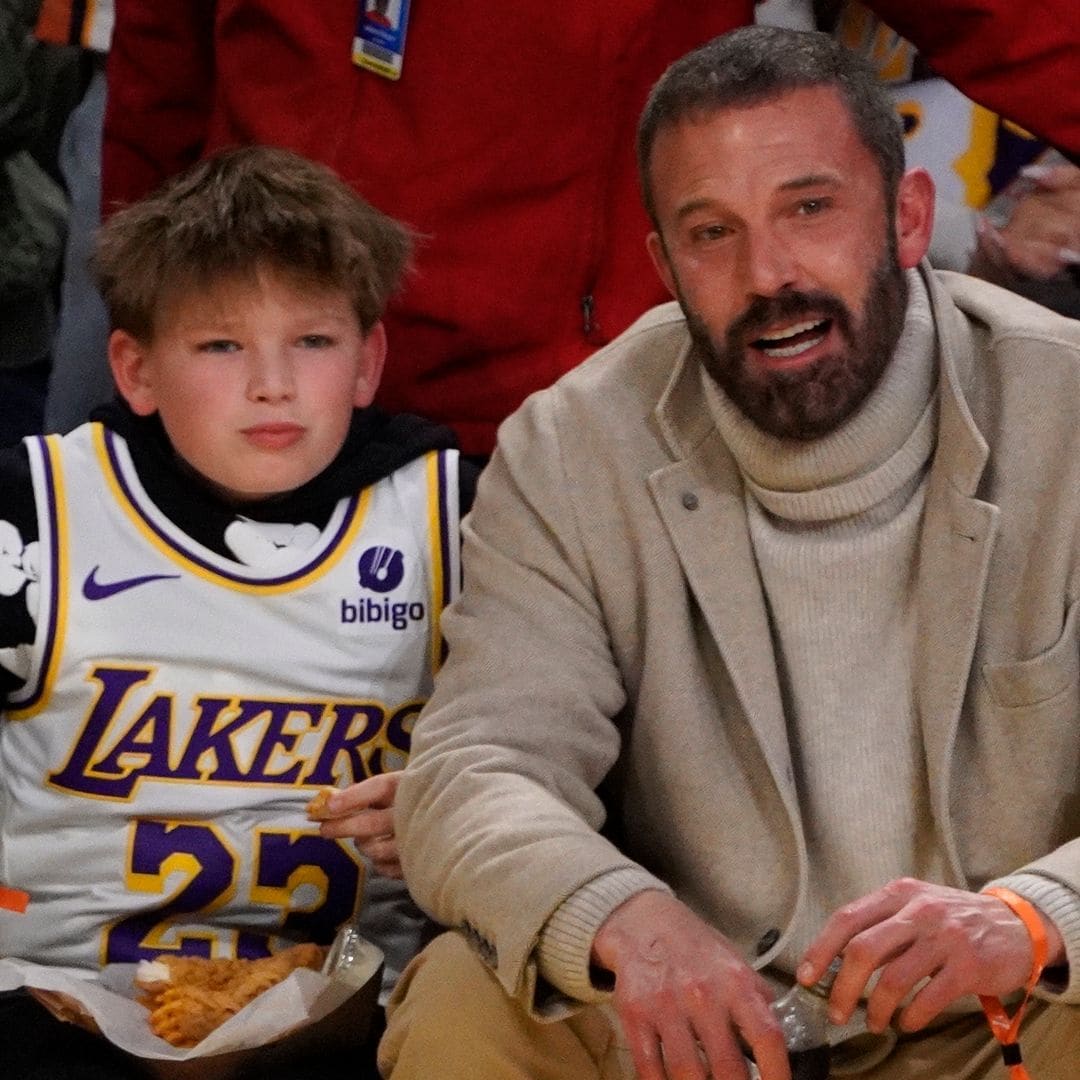 Ben Affleck gets a rare stamp of approval from his son, Samuel who still doesn't understand his fame
