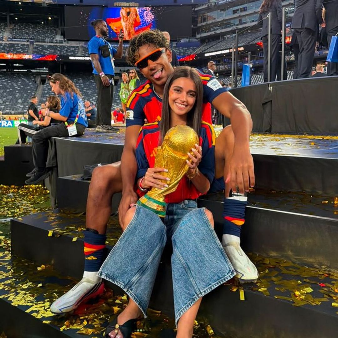 How Lamine Yamal and his girlfriend Inés García celebrated Spain’s World Cup victory