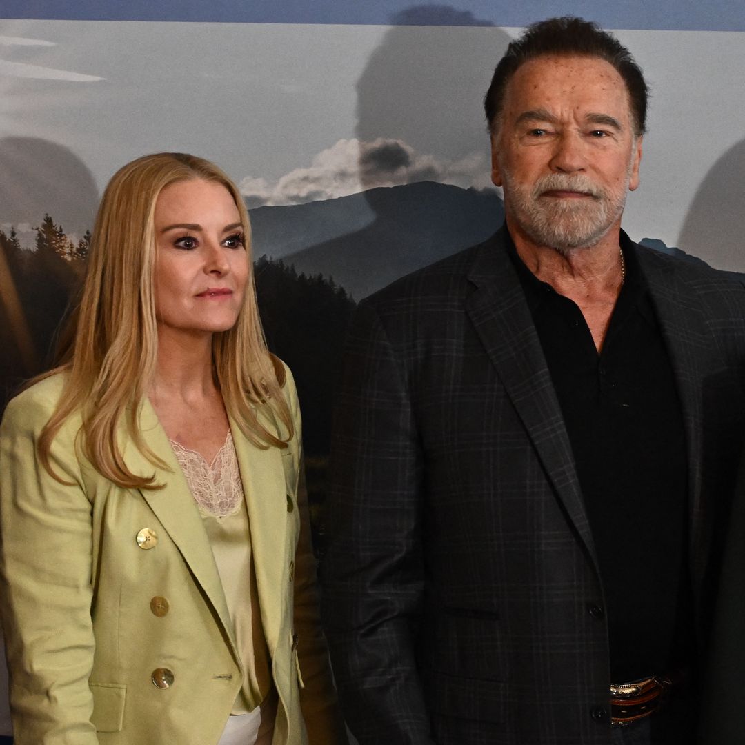Arnold Schwarzenegger makes a rare appearance with girlfriend Heather Milligan, 27 years his junior, in Vienna