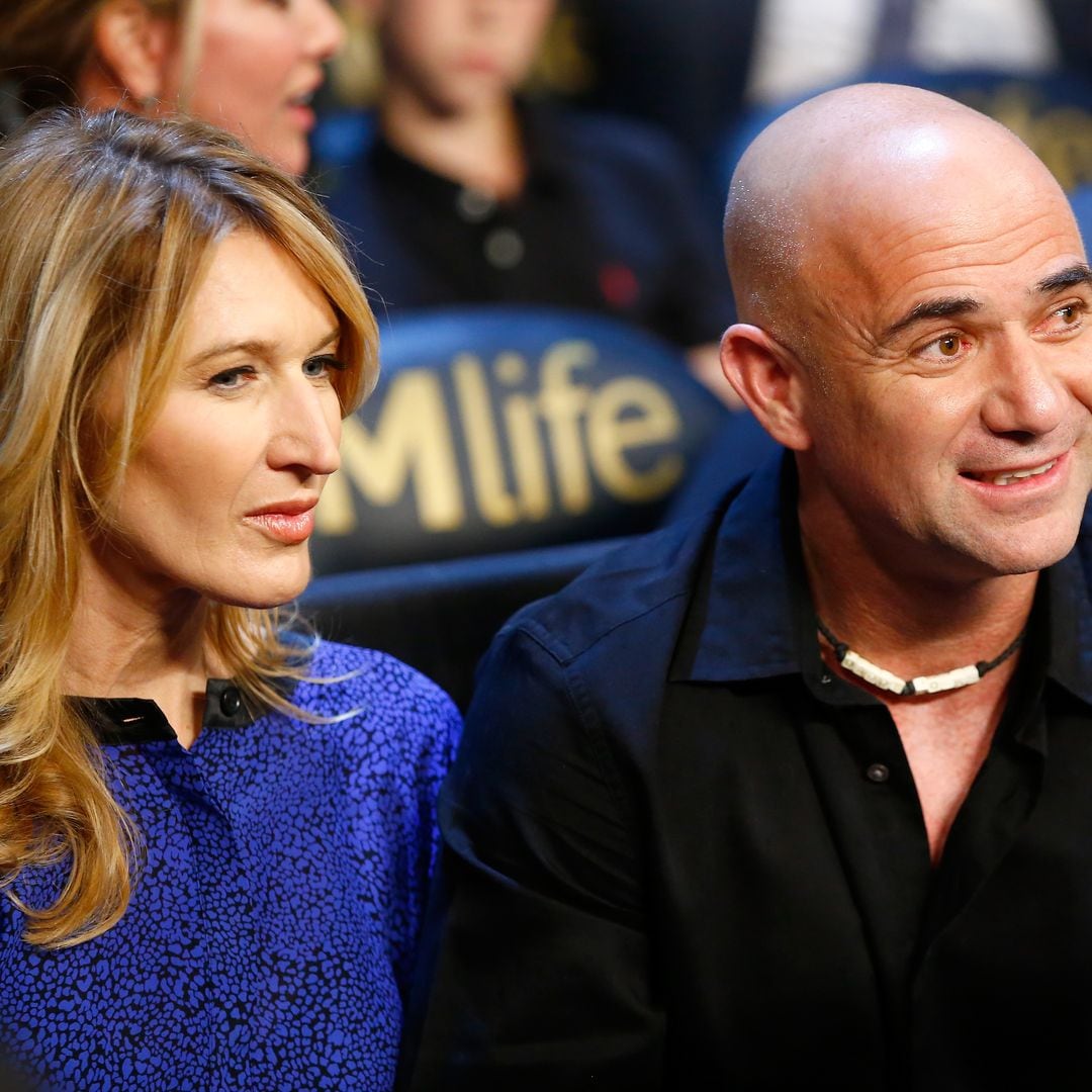 Andre Agassi shares tribute showing off Steffi Graf's Olympic triumph