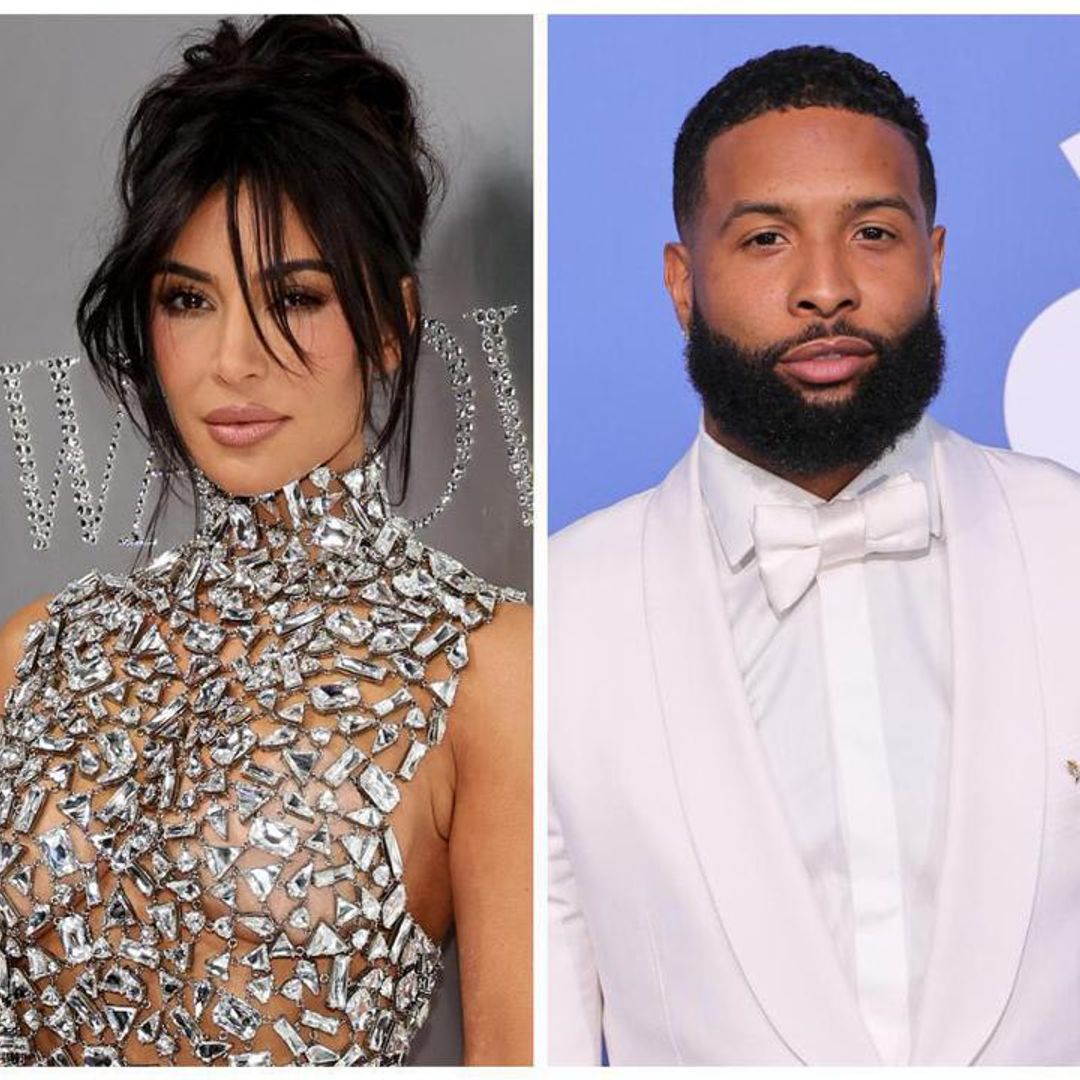 Kim Kardashian and Odell Beckham Jr. wear matching leather outfits amid romance rumors