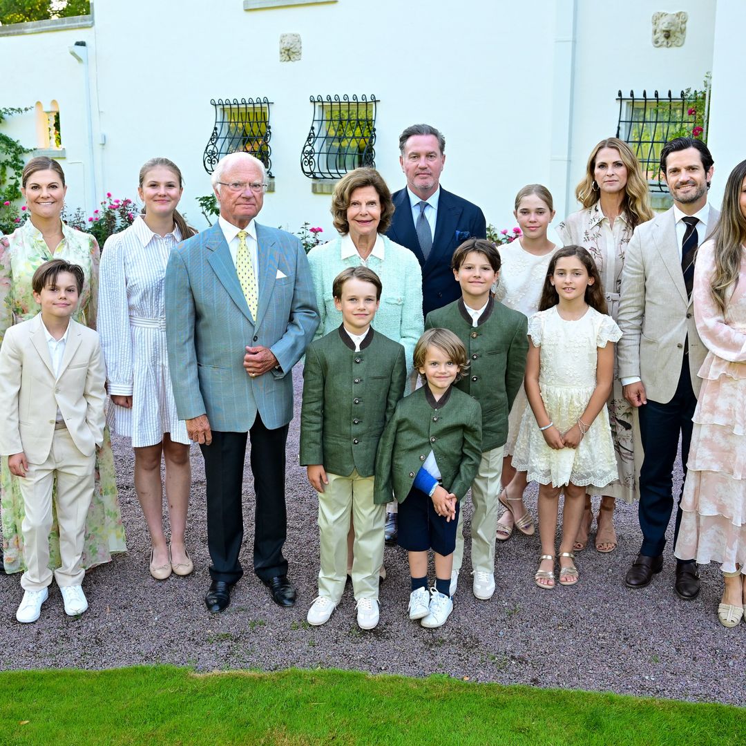 Mini Princes Julian and Gabriel steal the show at Sweden's Eurodance royal night out