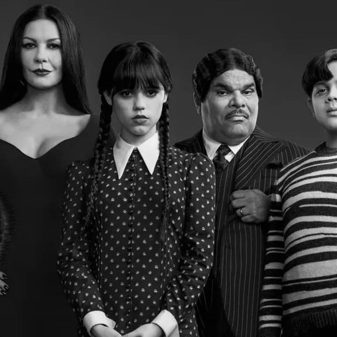 The Addams Family: First look at Catherine Zeta-Jones and Luis Guzmán as the Parents