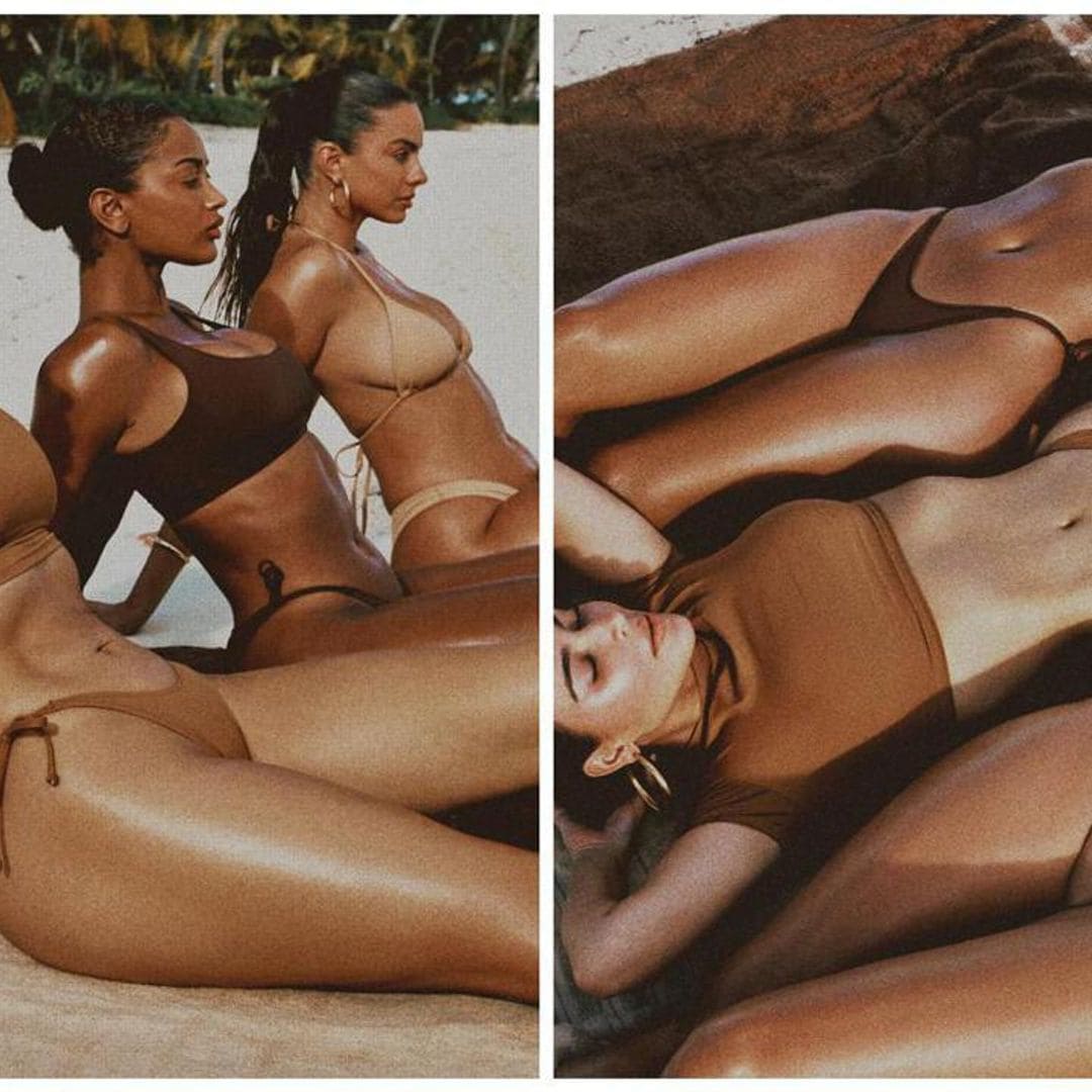 Kim Kardashian announces SKIMS SWIM after months of steamy swimwear pics