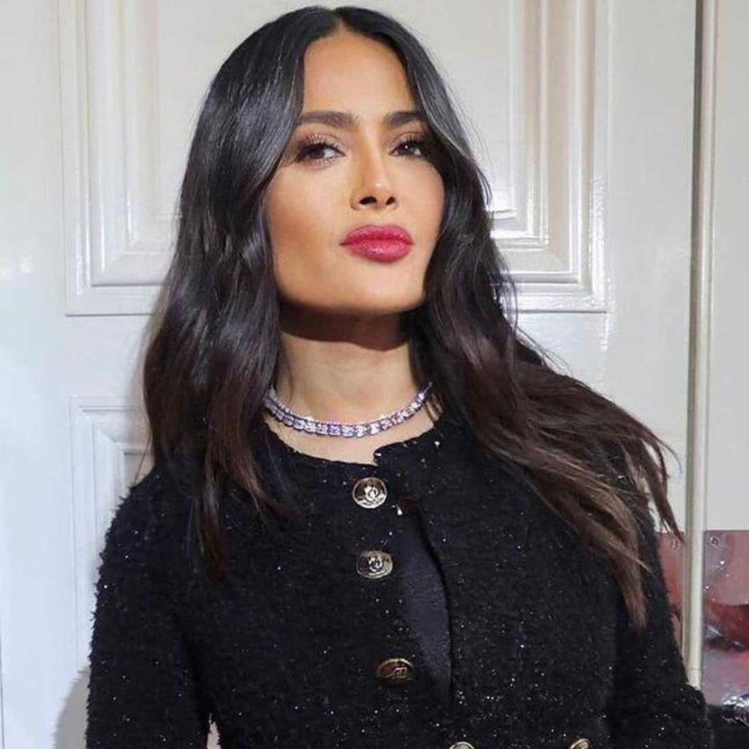 Salma Hayek steals the show at Paris and Milan Fashion Week with her stunning looks