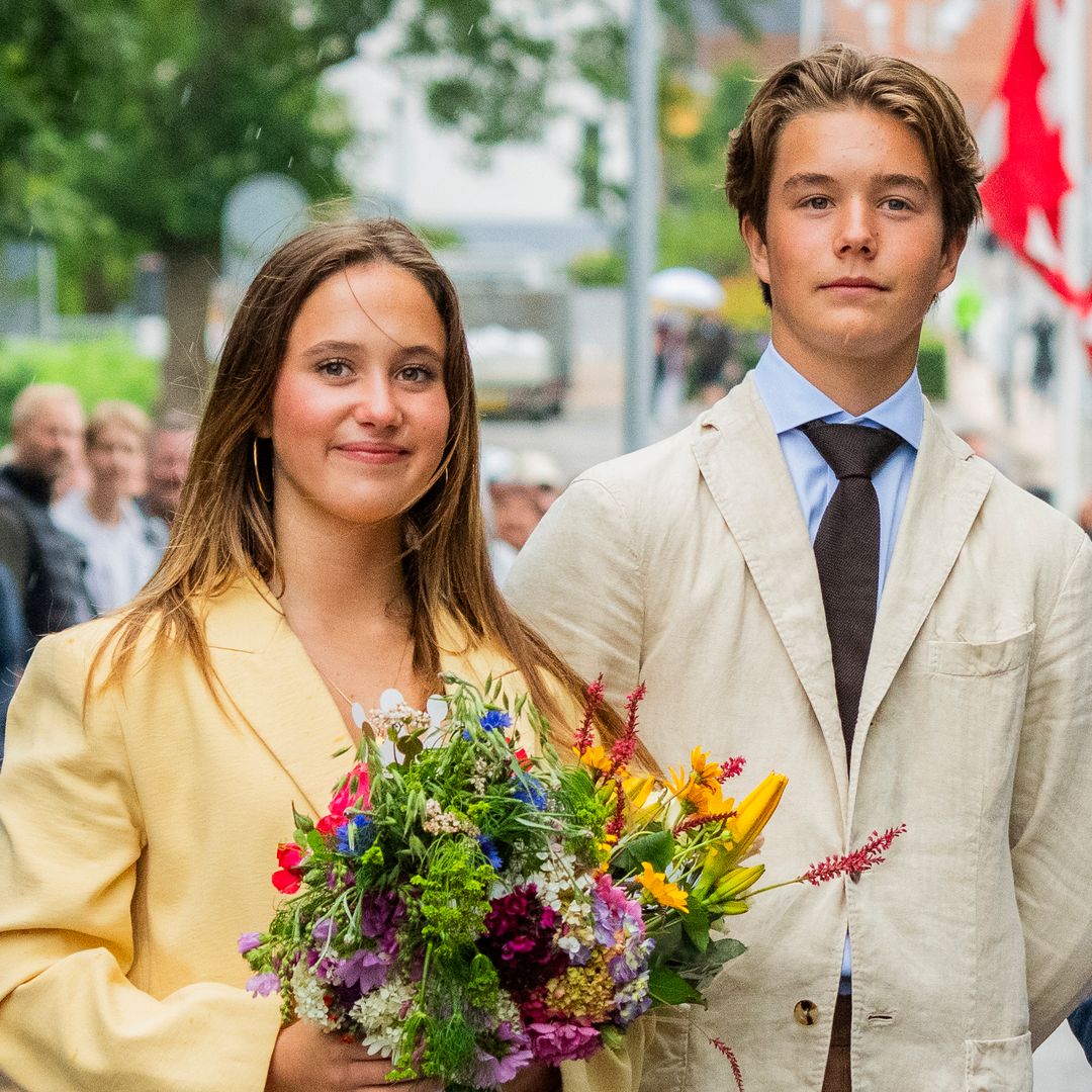 Prince Vincent and Princess Josephine of Denmark look all grown up in striking new royal photos