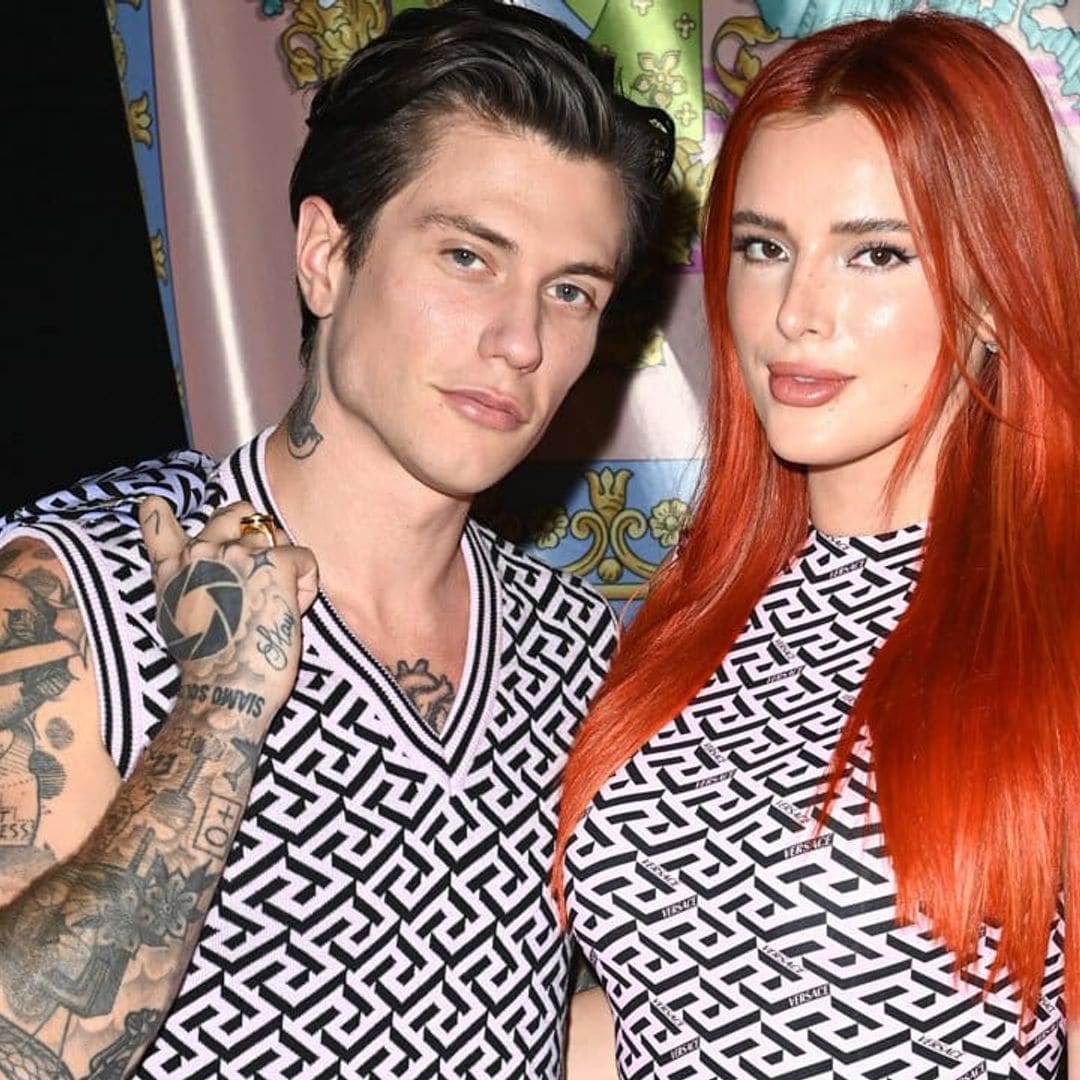 Bella Thorne and fiancé Benjamin Mascolo stun in matching ensembles for Milan Fashion Week
