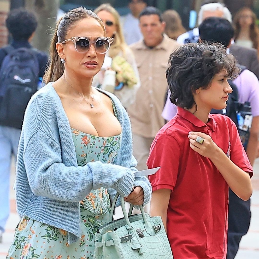 Jennifer Lopez fights back tears and shares emotional hug at son Max's graduation: See the photos