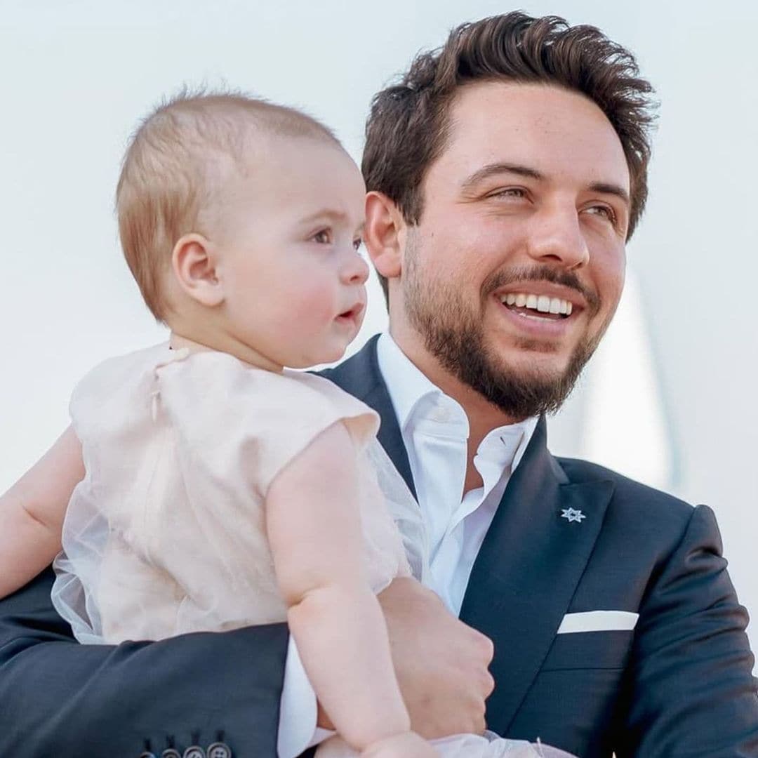 Crown Prince Hussein's heartwarming birthday message to daughter Iman on her first birthday