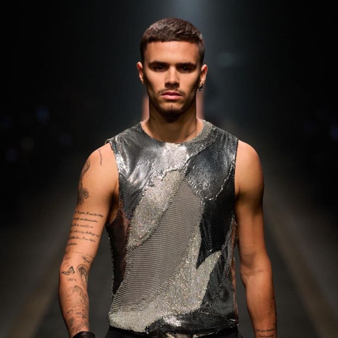 Romeo Beckham takes over Versace Milan catwalk