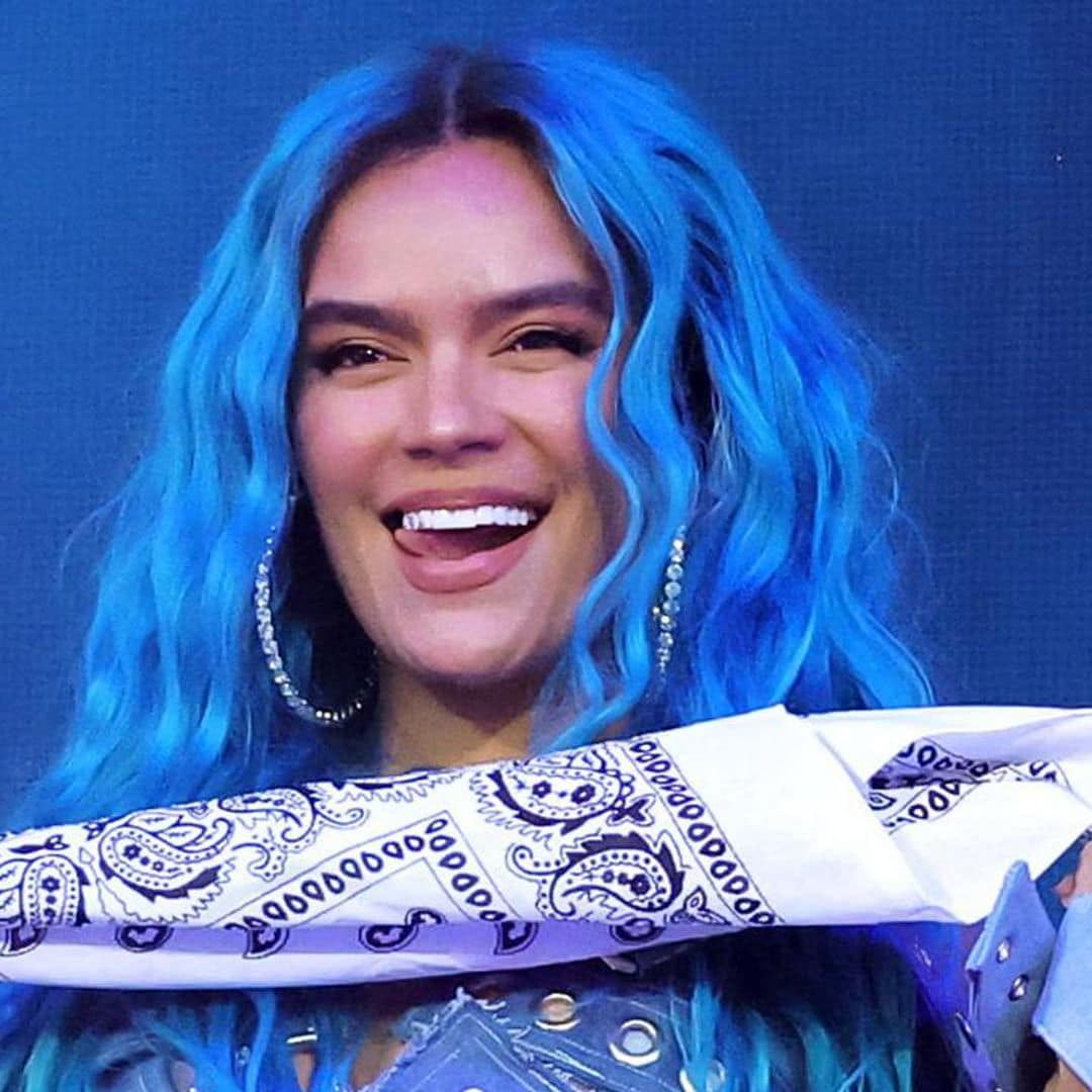 Karol G goes back to blue hair for ‘special’ Tiny Desk performance: WATCH