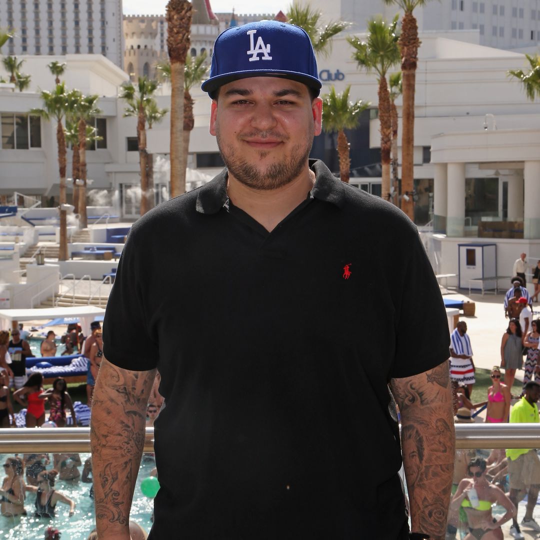 Rob Kardashian makes rare appearance in Khloé Kardashian's birthday photos