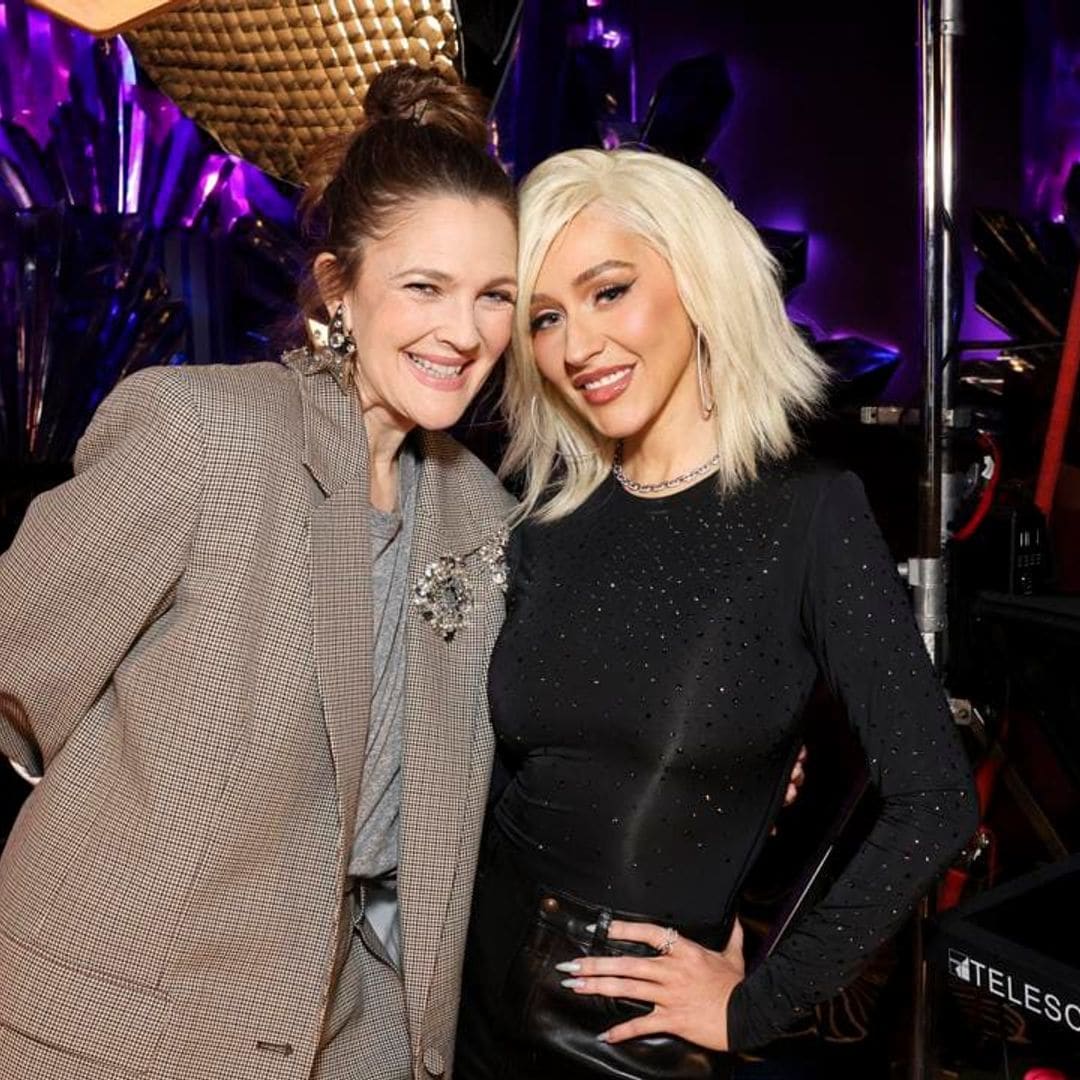 Christina Aguilera and Drew Barrymore bond over raising their daughters