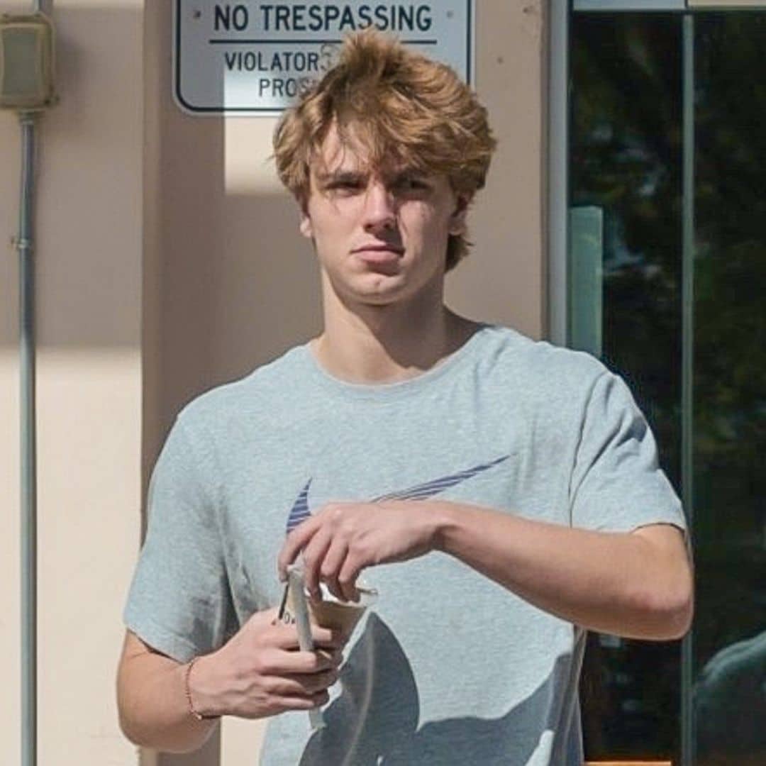 Jayden Federline is seen in L.A. as Britney Spears and Kevin Federline's clash heats up