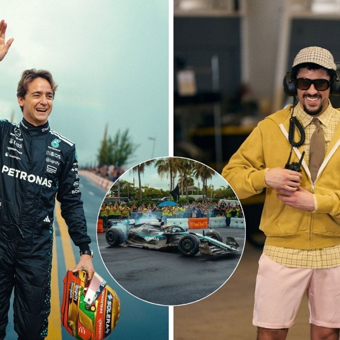 Bad Bunny and Esteban Gutiérrez just made Formula 1 history in Puerto Rico, at 200 miles per hour