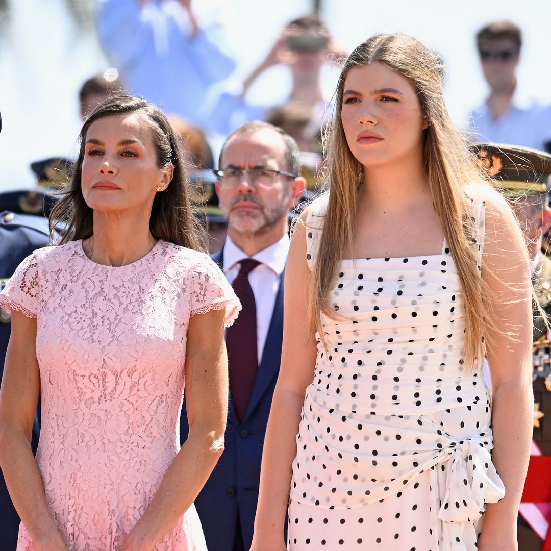 Infanta Sofía pays subtle tribute to Queen Letizia with a polka-dot dress royal fans recognized