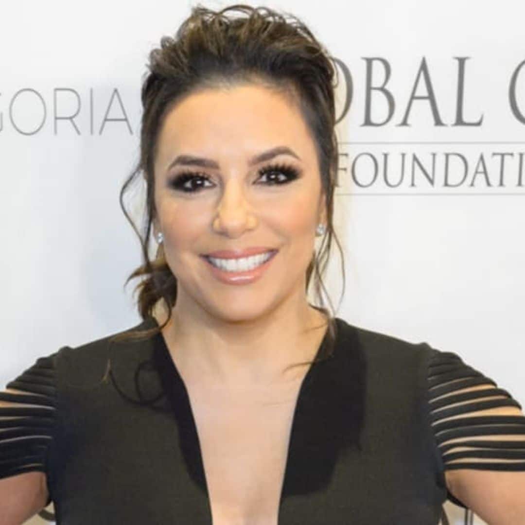 Eva Longoria flaunts fabulous post-baby figure and gives THIS glam life advice