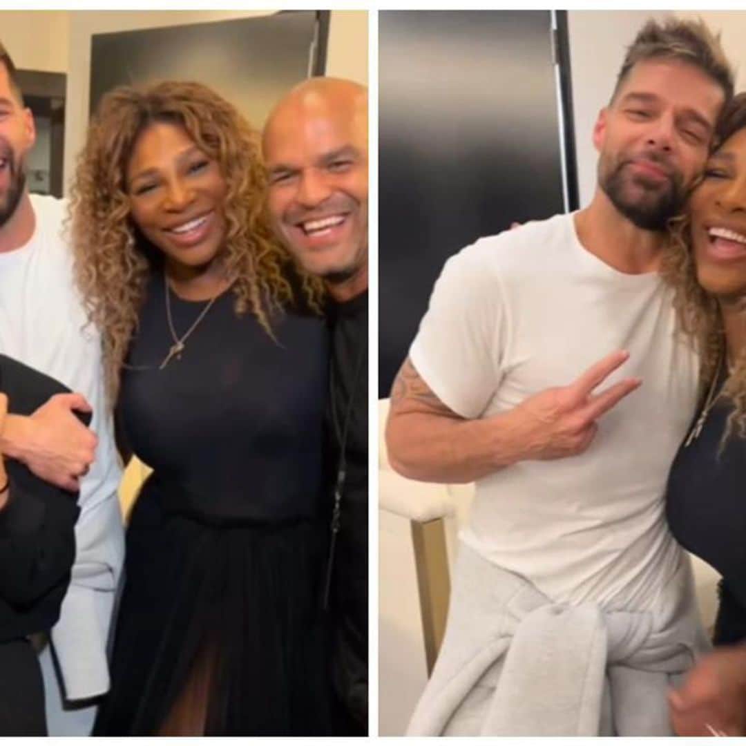 Serena Williams has a blast with Eva Longoria at Ricky Martin, Enrique Iglesias and Pitbull concert