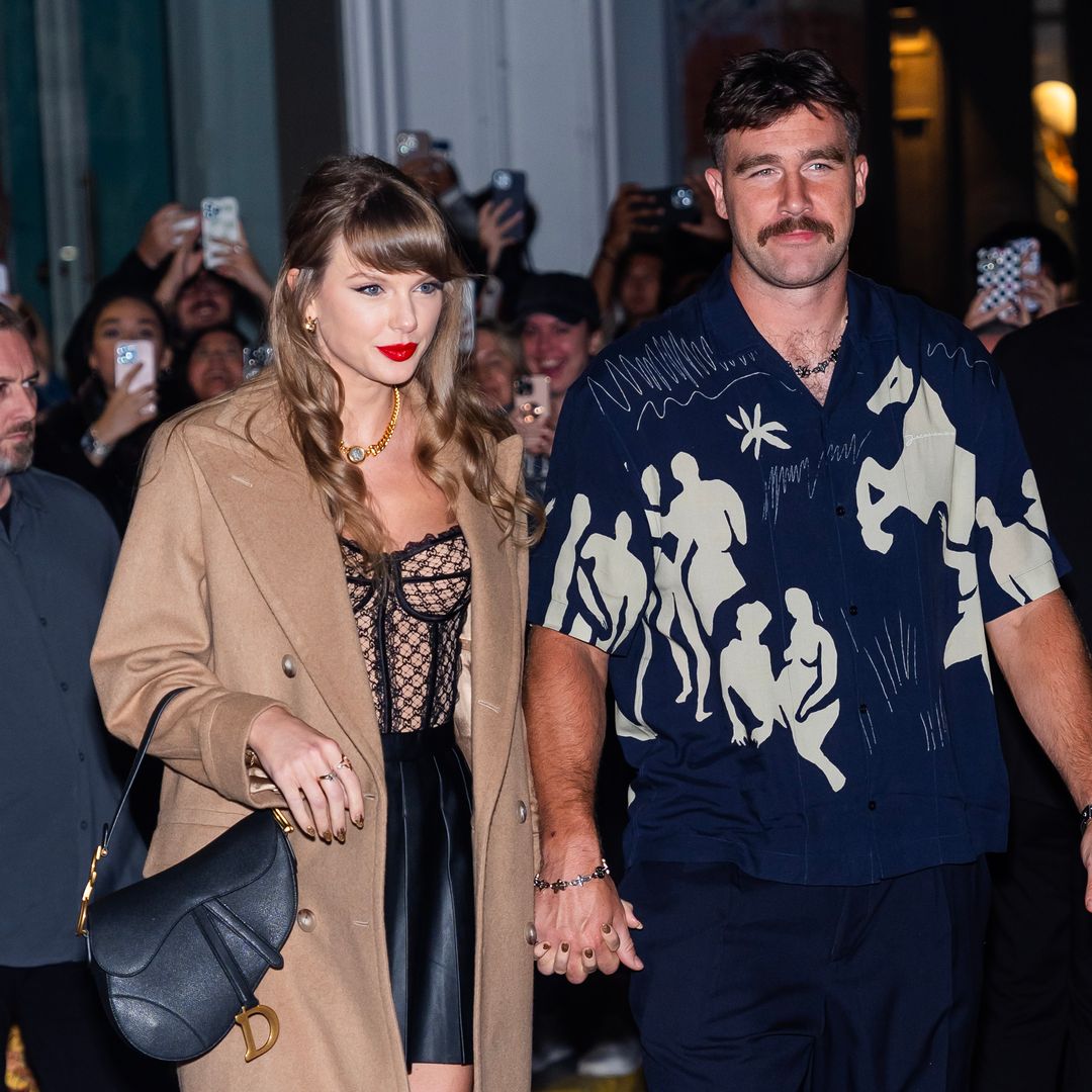 Taylor Swift and Travis Kelce make their first public appearance since getting engaged