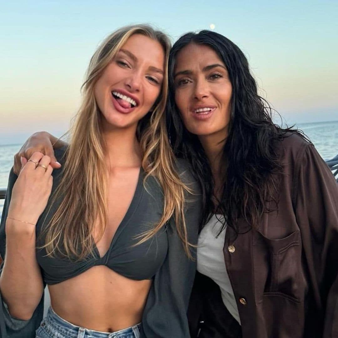 Mathilde Pinault, Salma Hayek’s stepdaughter, shares an intimate glimpse of her family life