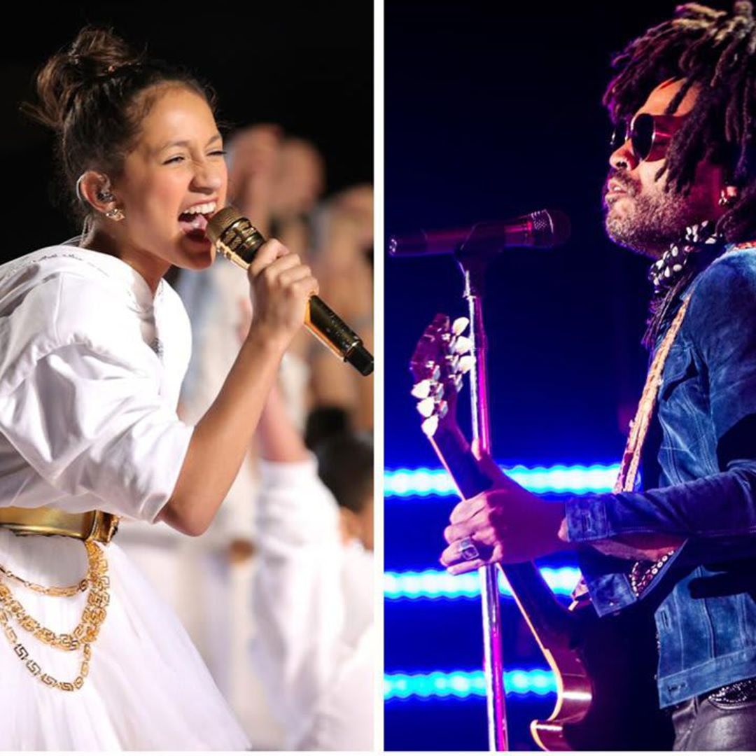 Jennifer Lopez’s daughter is taking guitar lessons with Lenny Kravitz!