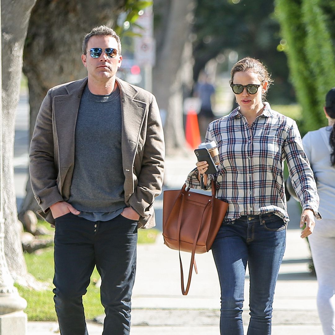 Jennifer Garner looks in high spirits as she visits Ben Affleck on his 52nd birthday