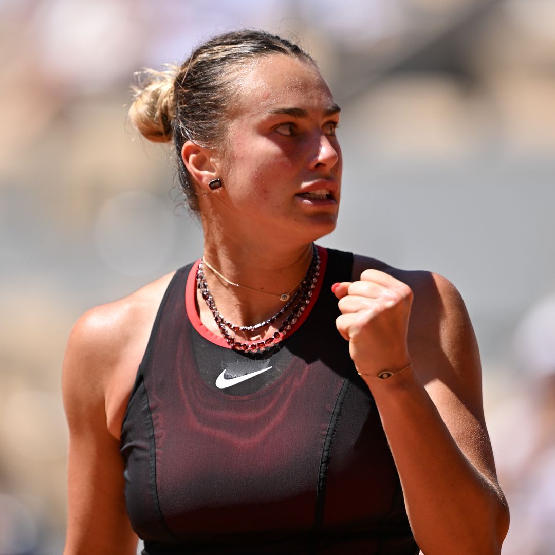 Aryna Sabalenka sparkles in diamonds as she opens French Open with victory