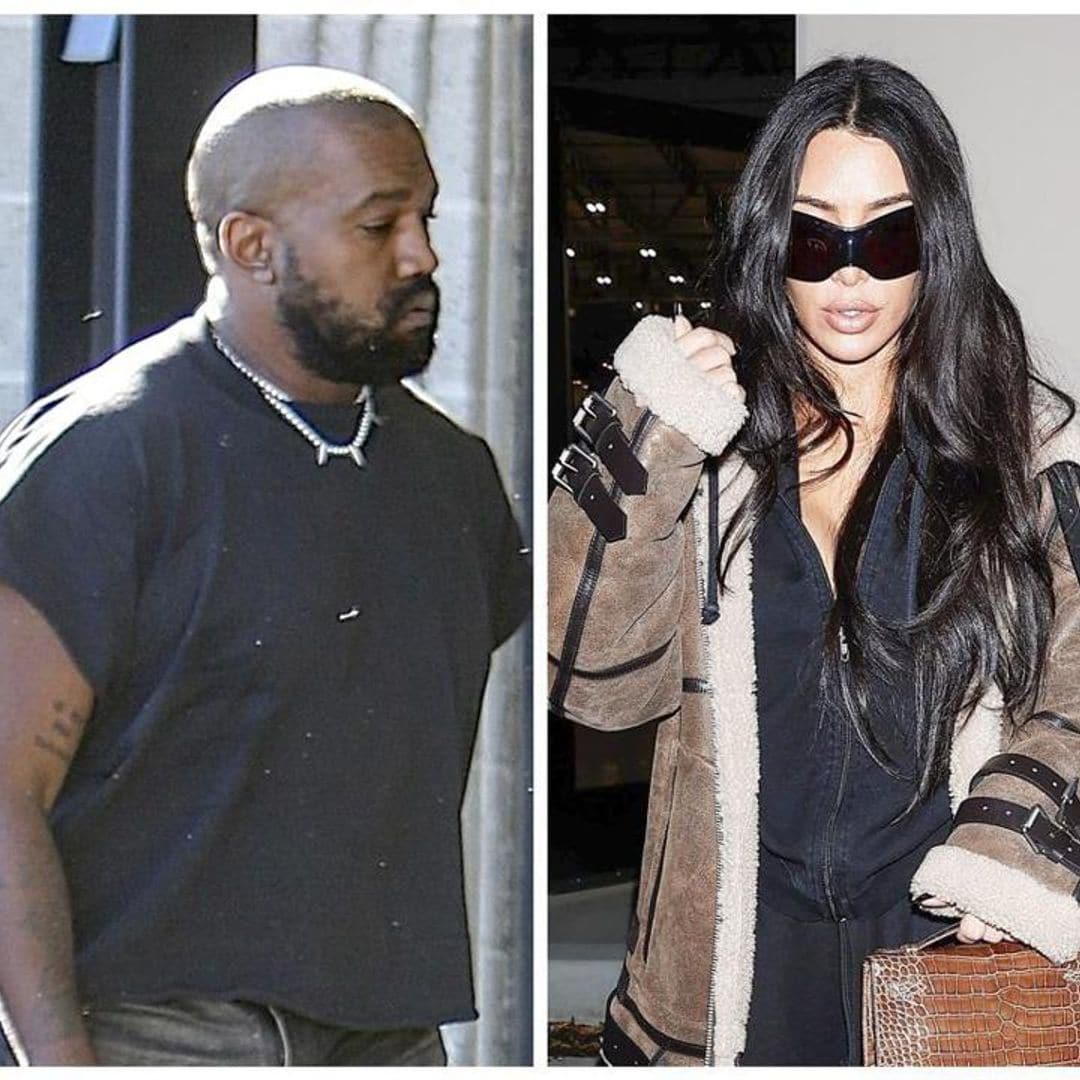 Kim Kardashian and Kanye West spotted together at son Saint’s basketball game