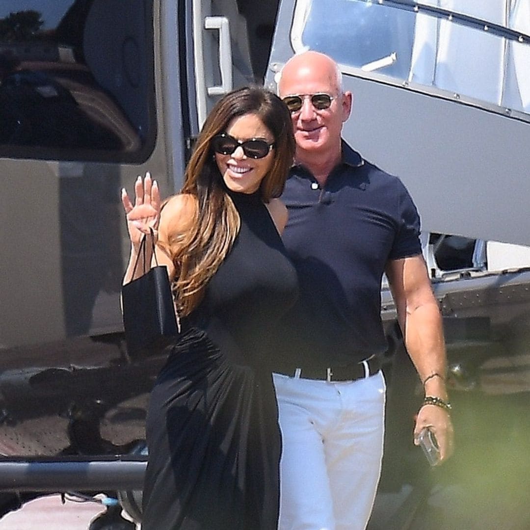 First Images: Jeff Bezos and Lauren Sánchez arrive in Venice ahead of their wedding weekend