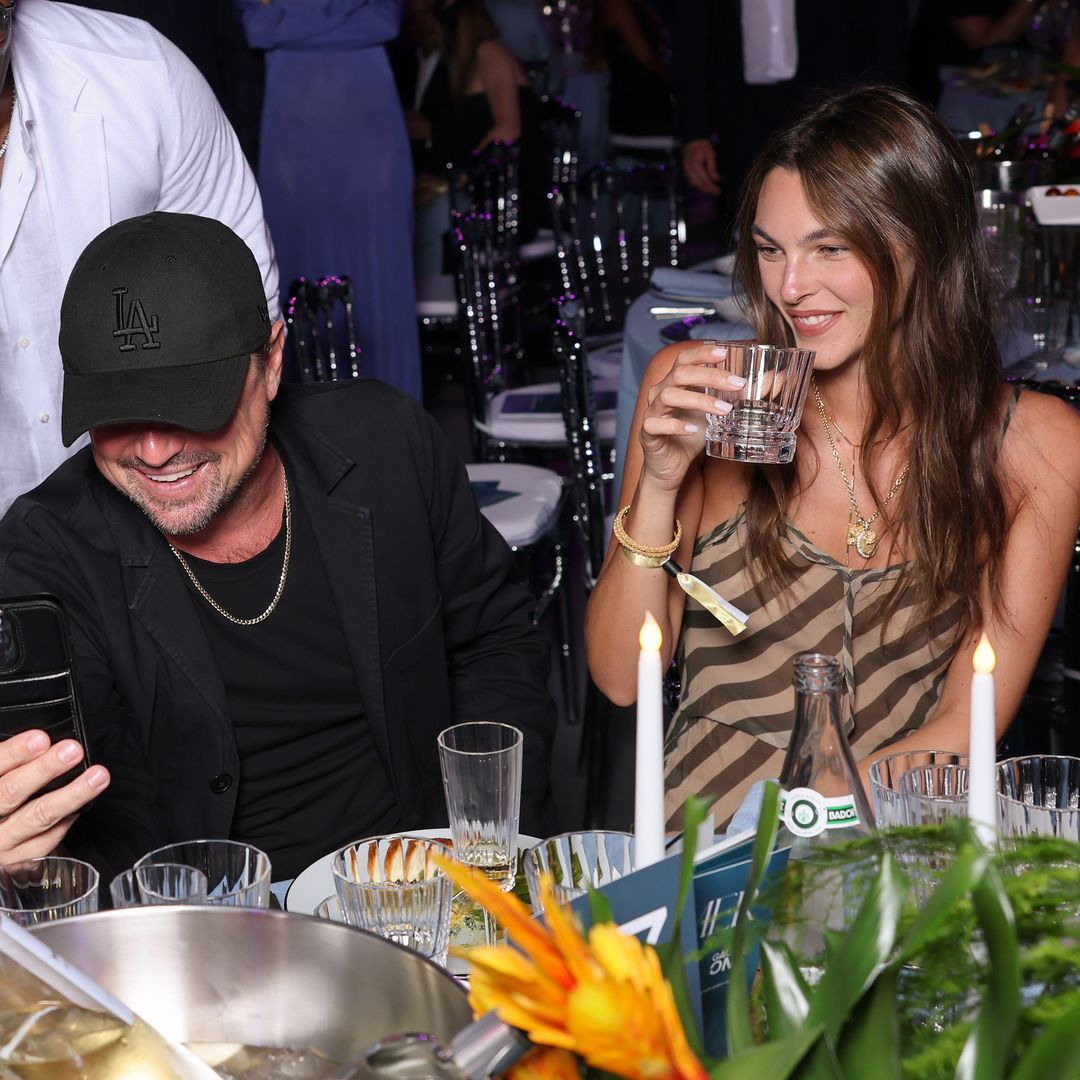 Tobey Maguire joins Leonardo DiCaprio and Vittoria Ceretti for stylish Ibiza lunch