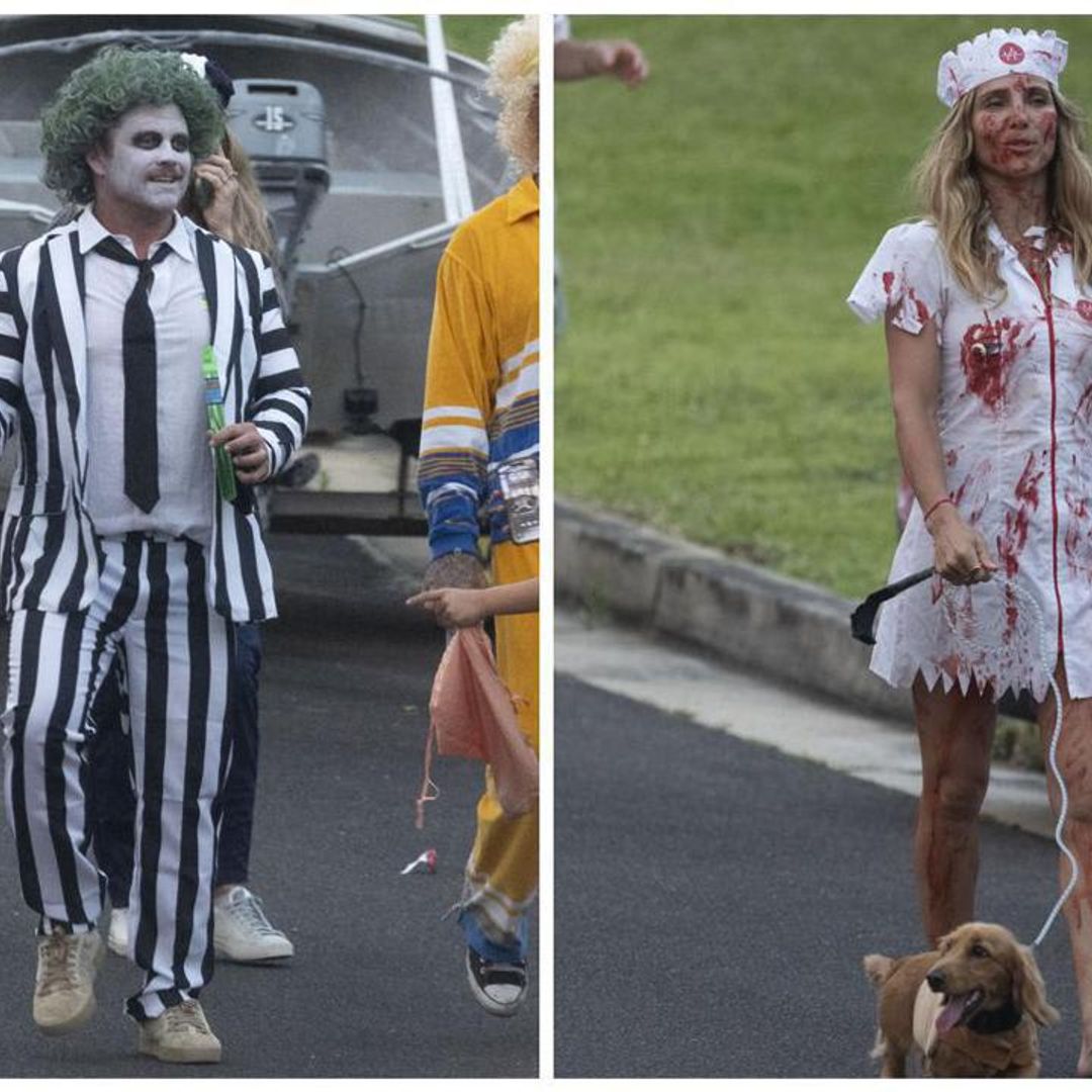 Elsa Pataky goes trick-or-treating with a simple but terrifying Halloween costume