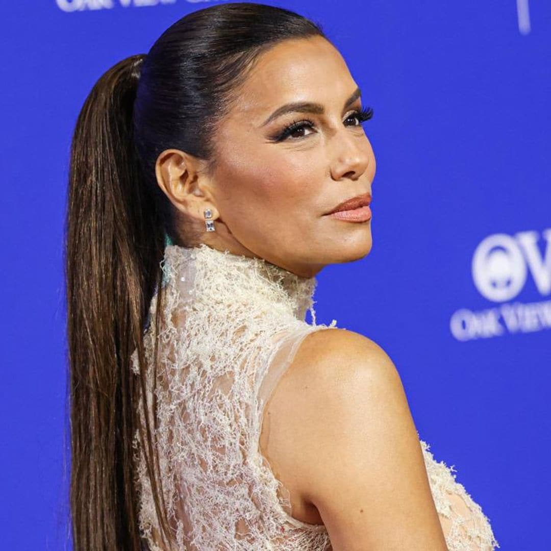 Eva Longoria dazzled in nude illusion gown ahead of award season