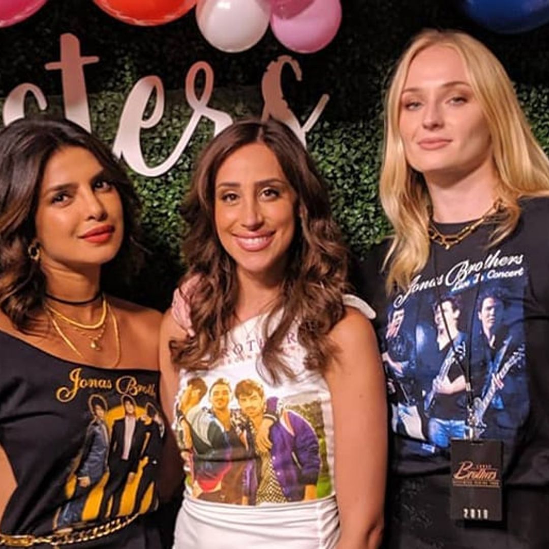 The J-sisters Priyanka, Sophie and Danielle were out in full force to support their boys in Miami