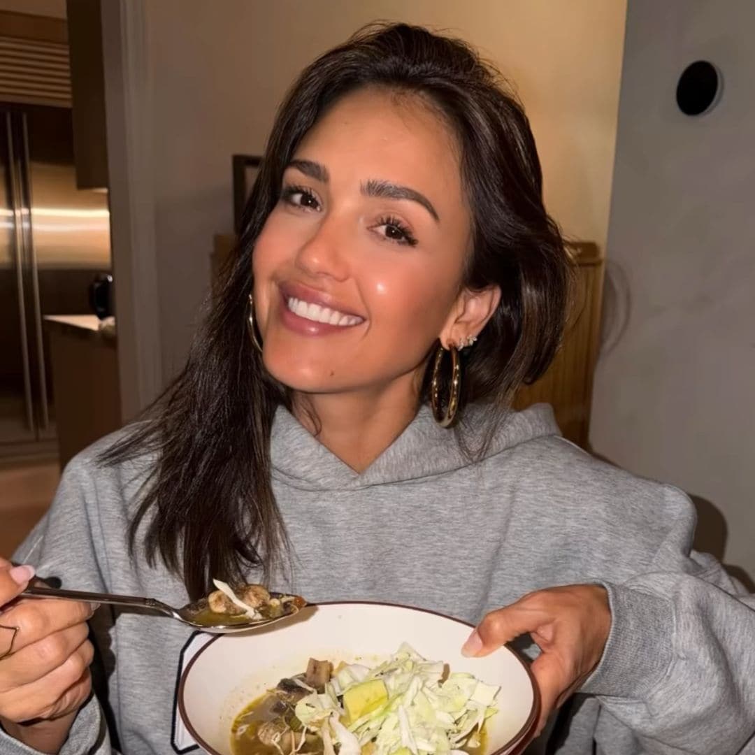 Jessica Alba's vegetable-filled pozole recipe divides the internet
