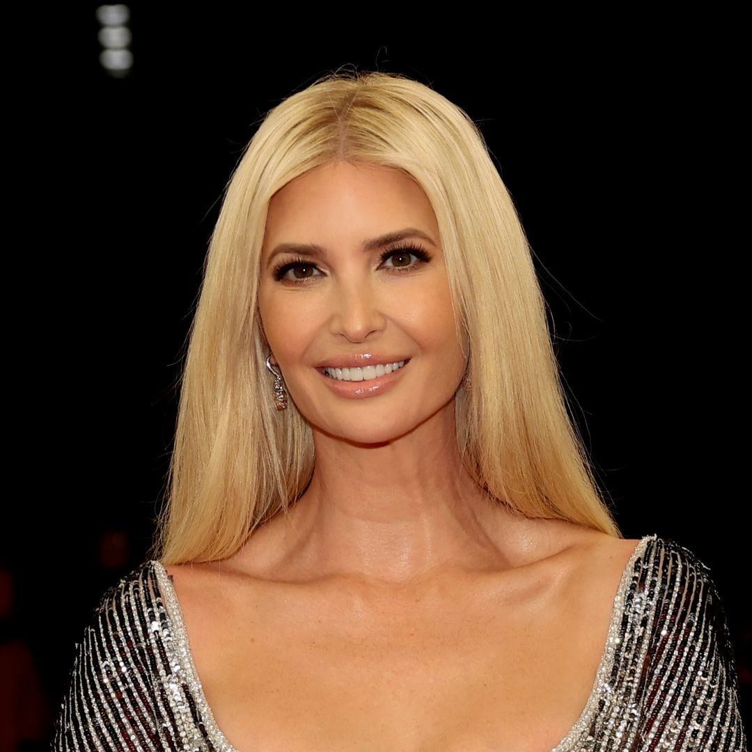 Ivanka Trump dazzles in a semi-sheer silver dress for chic date night with Jared Kushner