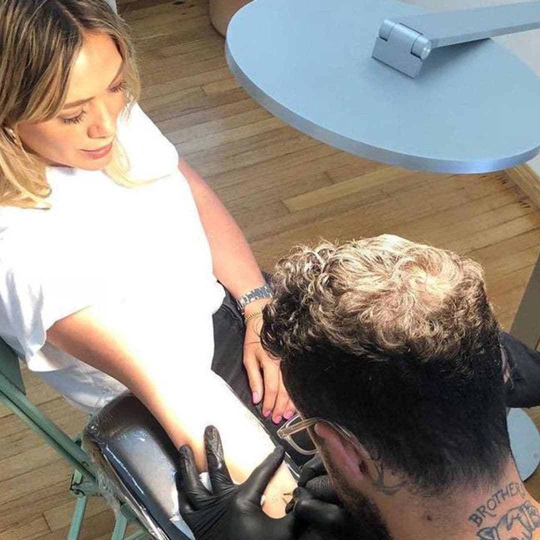 Why Hilary Duff had to get most of her 20 tattoos covered
