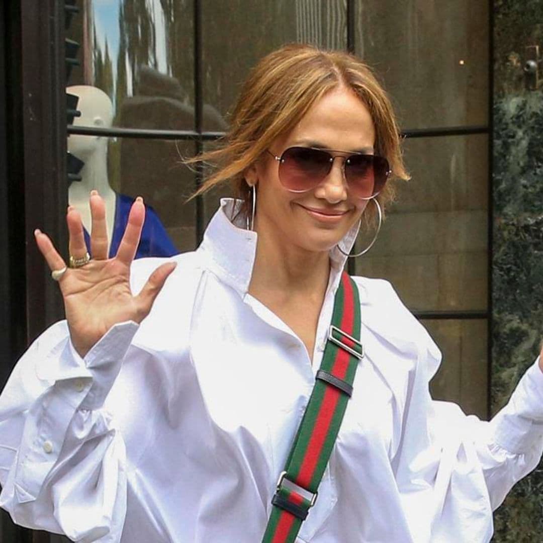 Stepmom duties: Jennifer Lopez and Ben Affleck’s eldest daughter Violet steps out in NYC