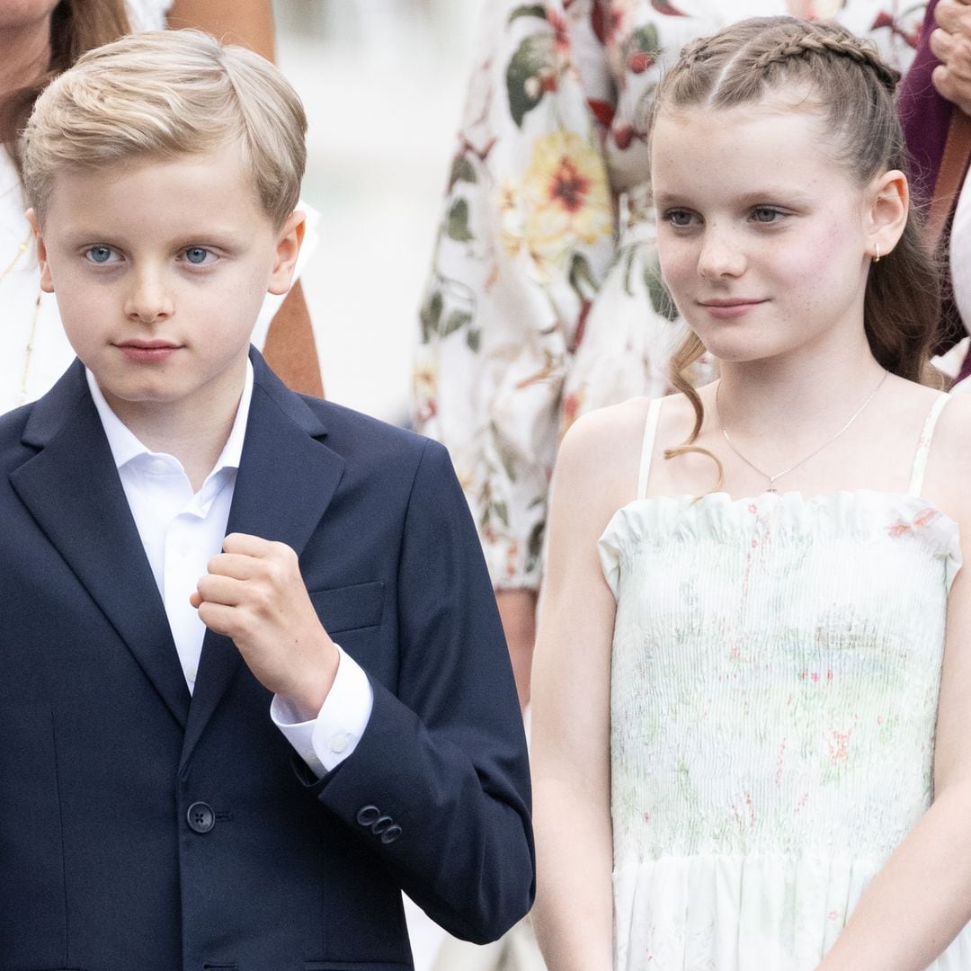 Princess Charlene and Prince Albert of Monaco's daughter Princess Gabriella returns to school with a Labubu