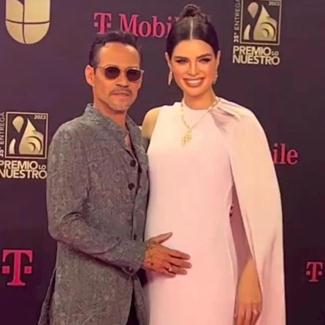 Nadia Ferreira and Marc Anthony’s first red carpet appearance after pregnancy announcement