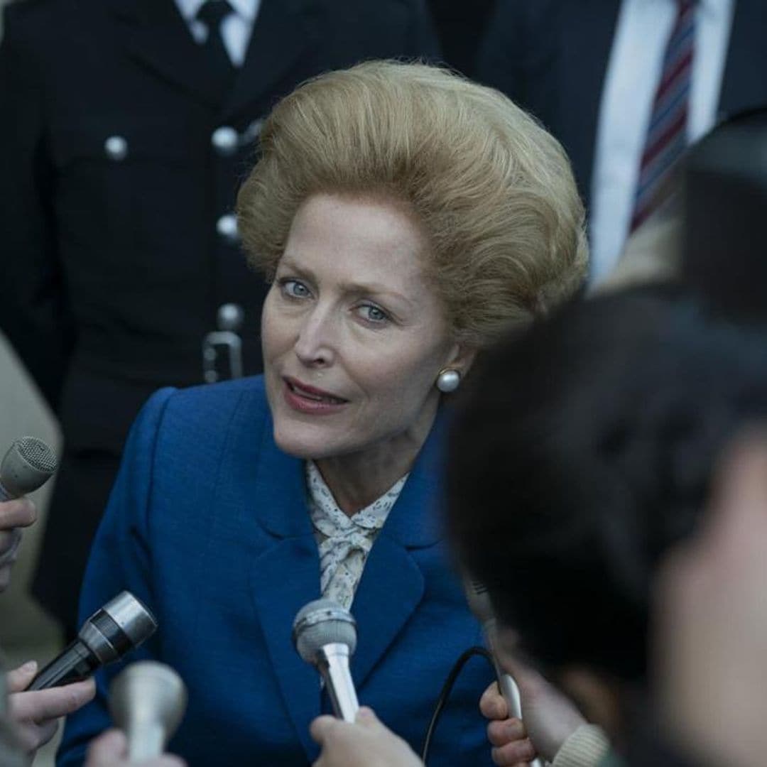 Gillian Anderson looks unrecognizable as Margaret Thatcher