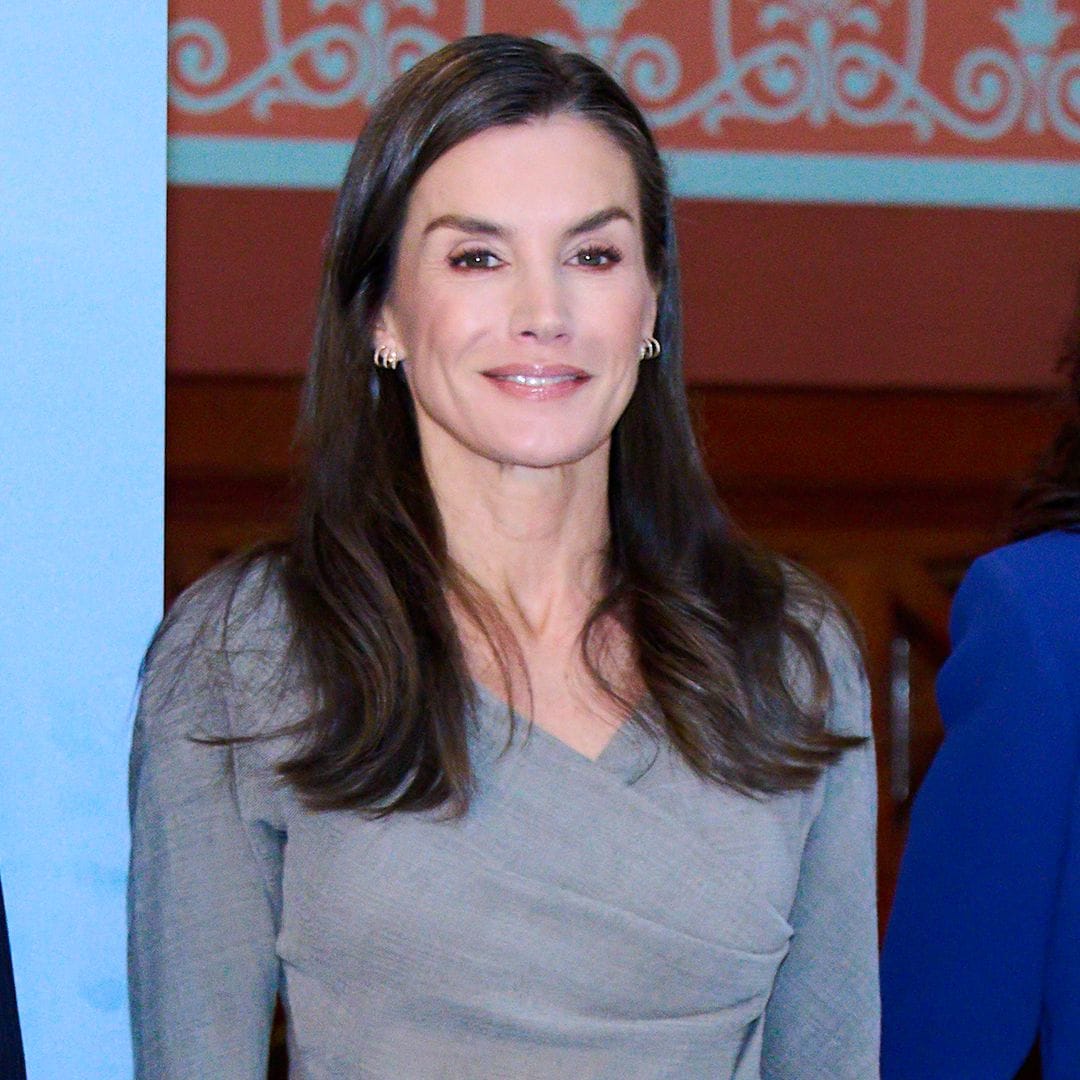 Queen Letizia stuns in an oversized belt as she reinvents her favorite Spanish dress in Madrid