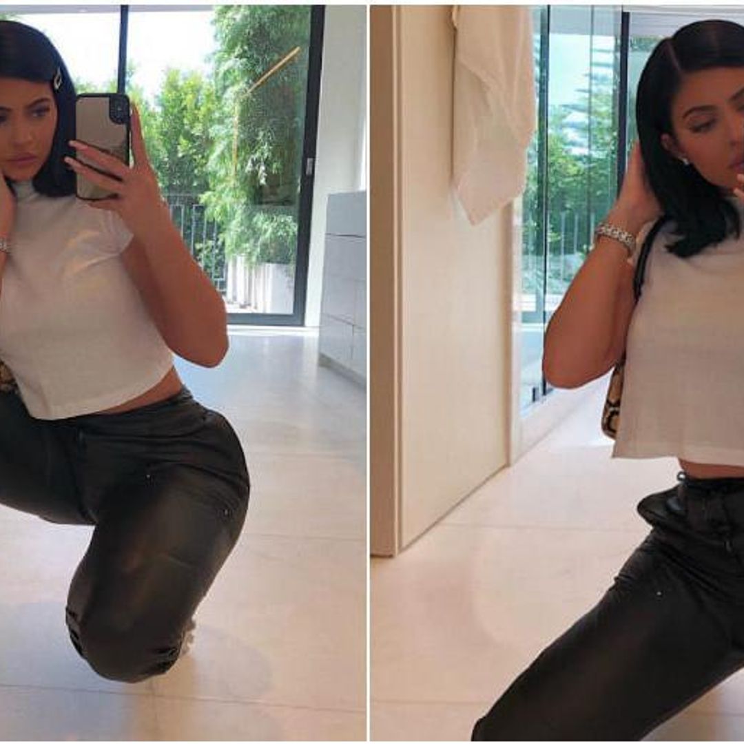 Recreate Kylie Jenner's retro leather look for less than $200
